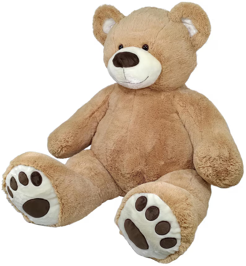5-Foot Giant Plush Bear – Extra-Large Snuggle Buddy for Kids & Adults